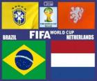 3rd place, Brezilya 2014 Brezilya vs Hollanda için maç